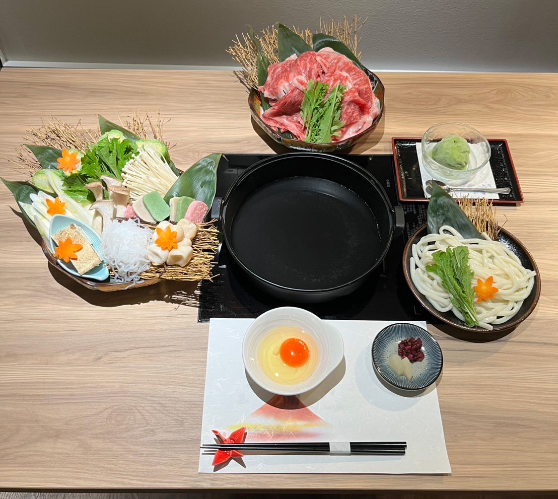 すき焼き お食事付き