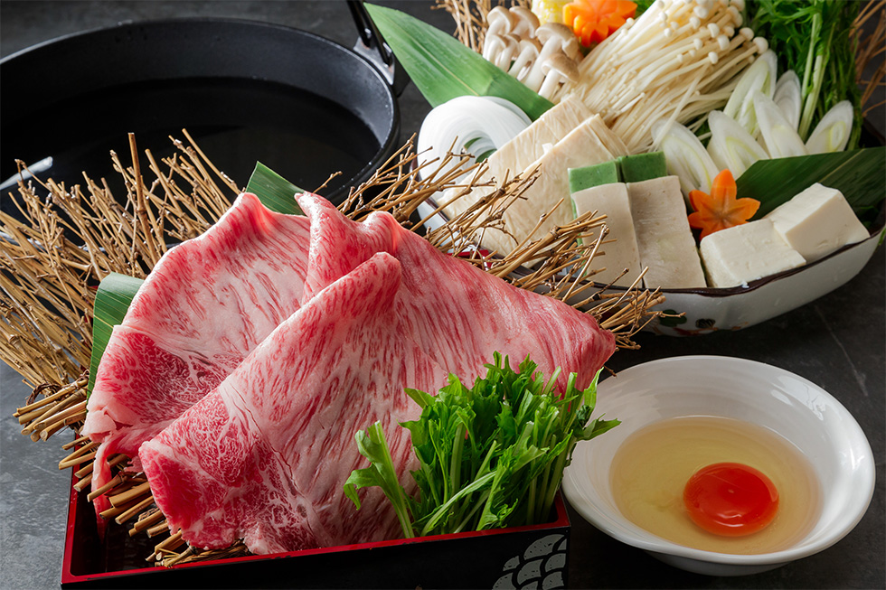 和牛すき焼き秘伝の割下と特製出汁